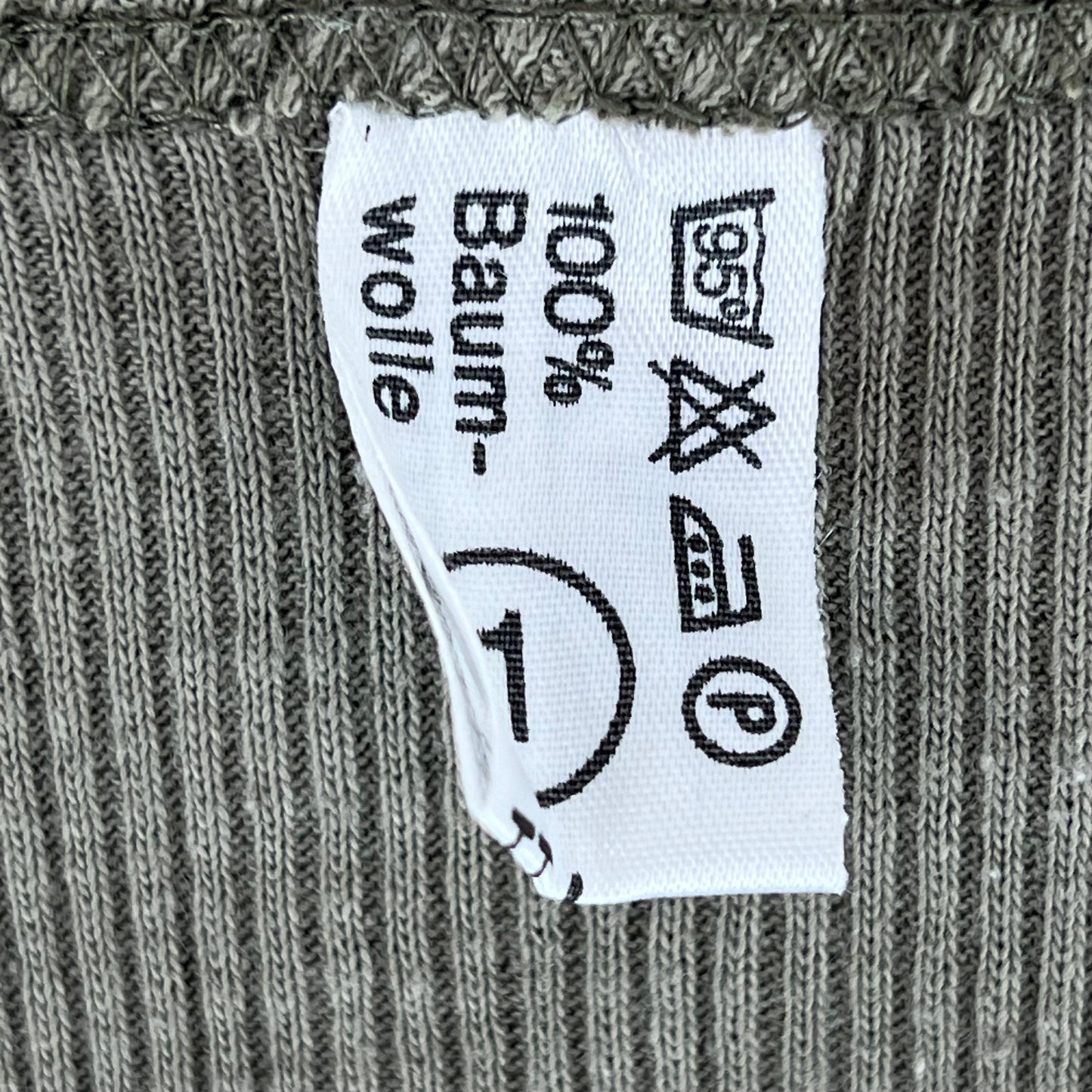 Austrian Army Ribbed Olive Brown T Shirt - XX Small