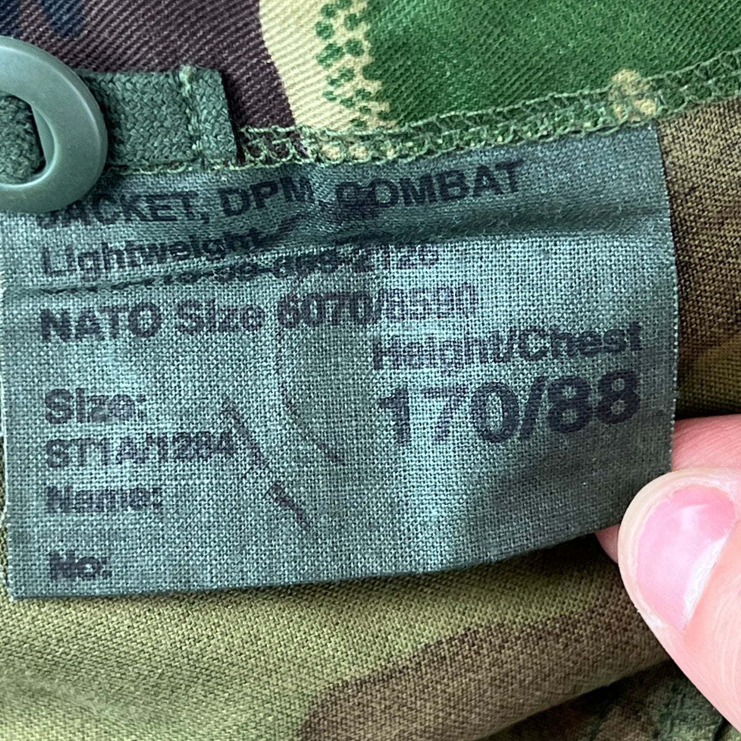 British Army S95 Shirt Jacket DPM Camouflage - Small 170/88