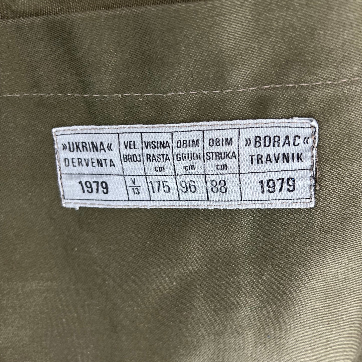 Yugoslav Army M77 Olive Green Parka - Large