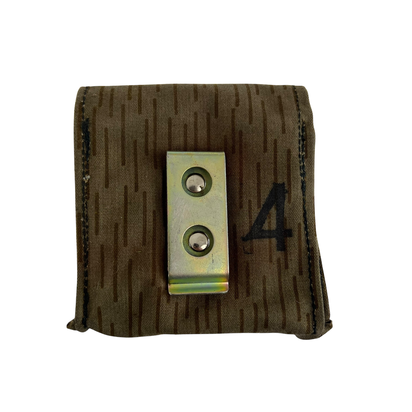 East German Army NVA DDR Strichmuster "Rain Drop" Camo Pouch