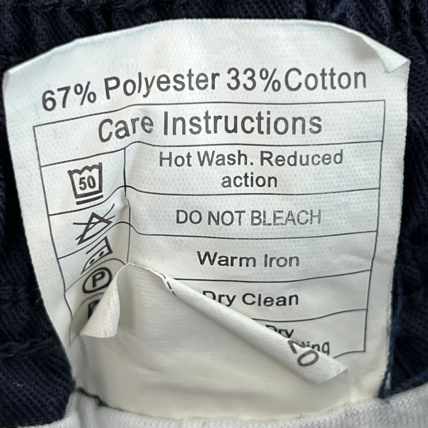 British Army / Tri-Services Navy Blue PTI Tracksuit Trousers - W30 L30.5