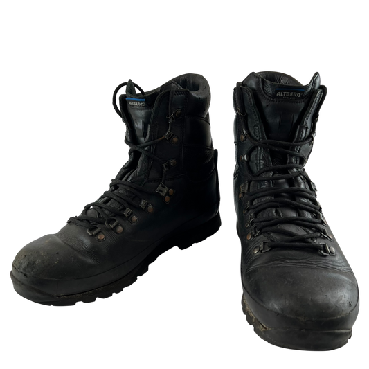 British Army Altberg Defender Black Combat Boots - Size 9M