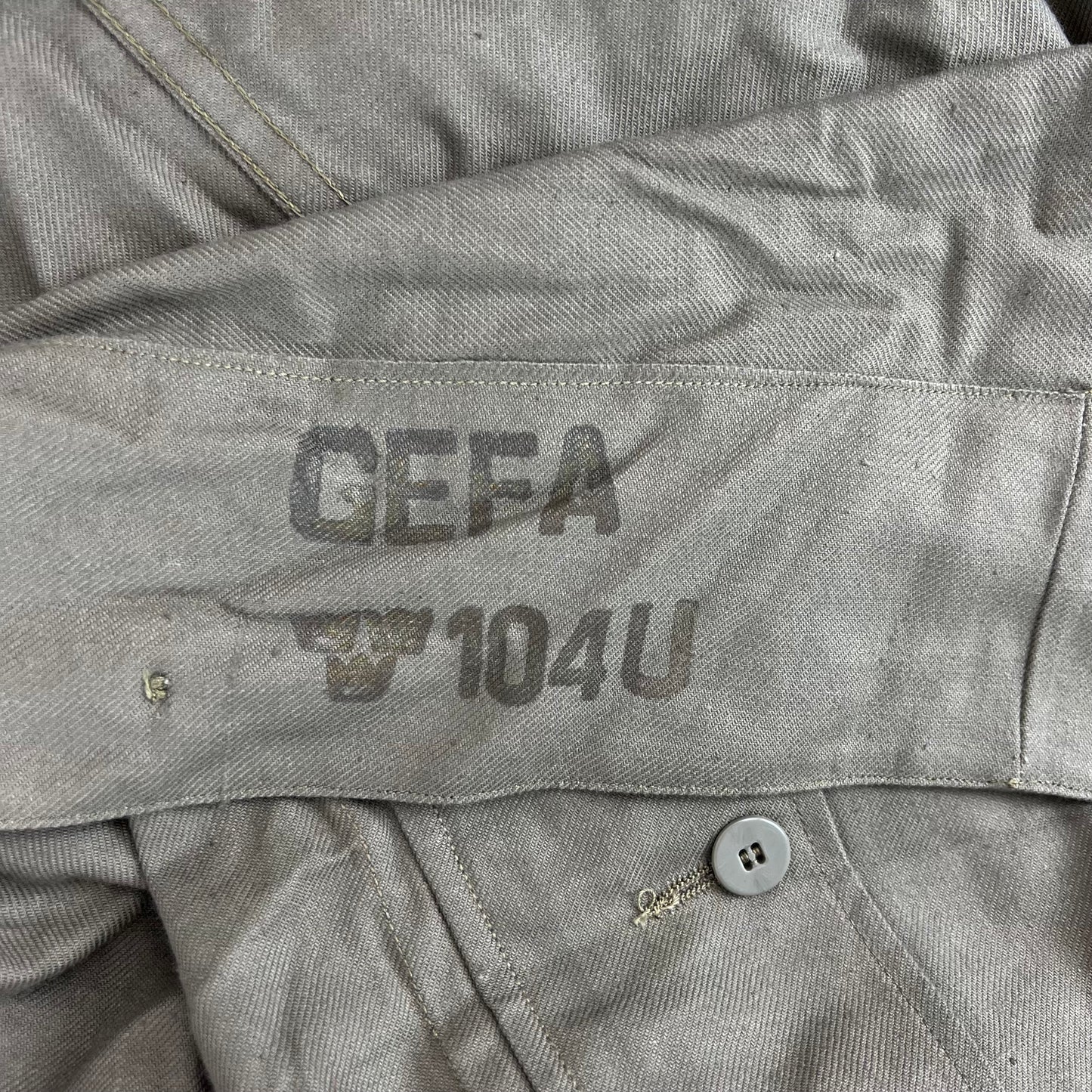 Swedish Army M40 "Grötrock" Brown Work Jacket - Large