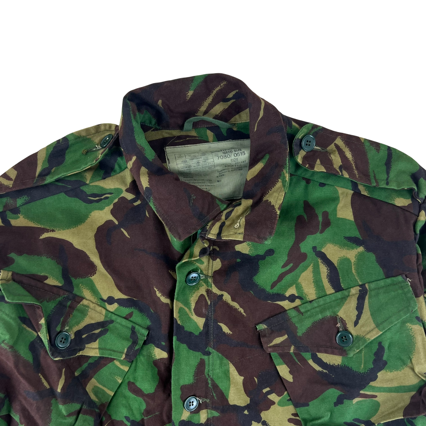 British Army 68 Pattern DPM Camouflage Combat Smock - Large 180/112