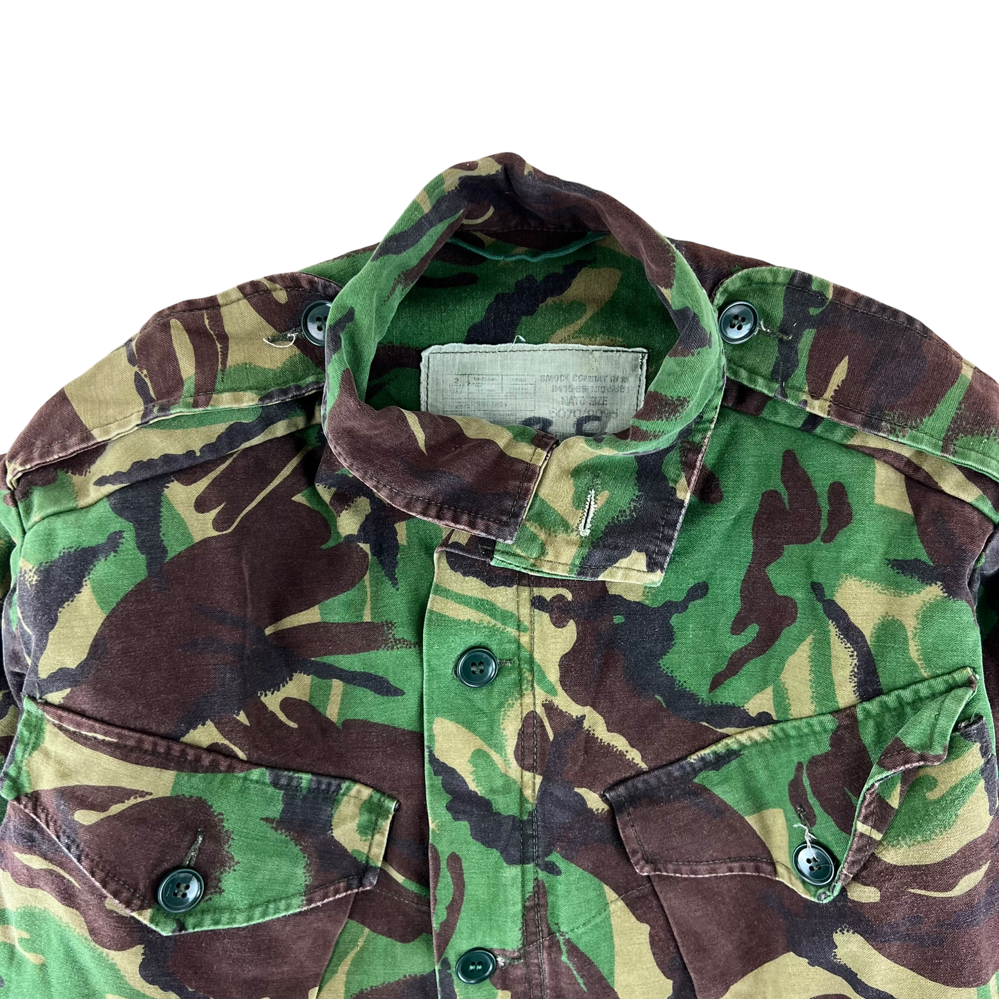 British Army 85 Pattern Woodland DPM Camo Combat Smock - Medium 170/96