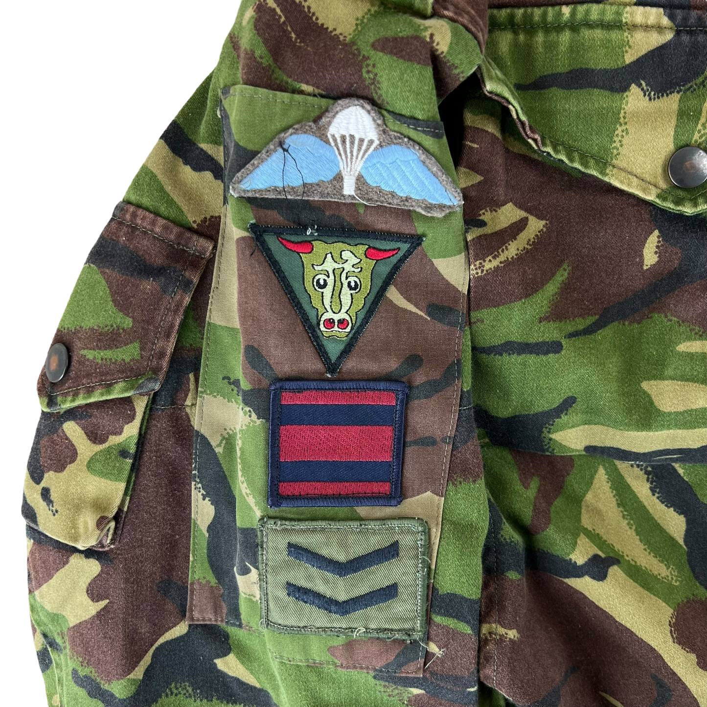 British Army Woodland DPM Camo Denison Parachutist's Smock - Large 190/104
