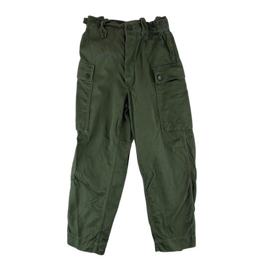Dutch Army 70s Green Combat Trousers - W29 L27
