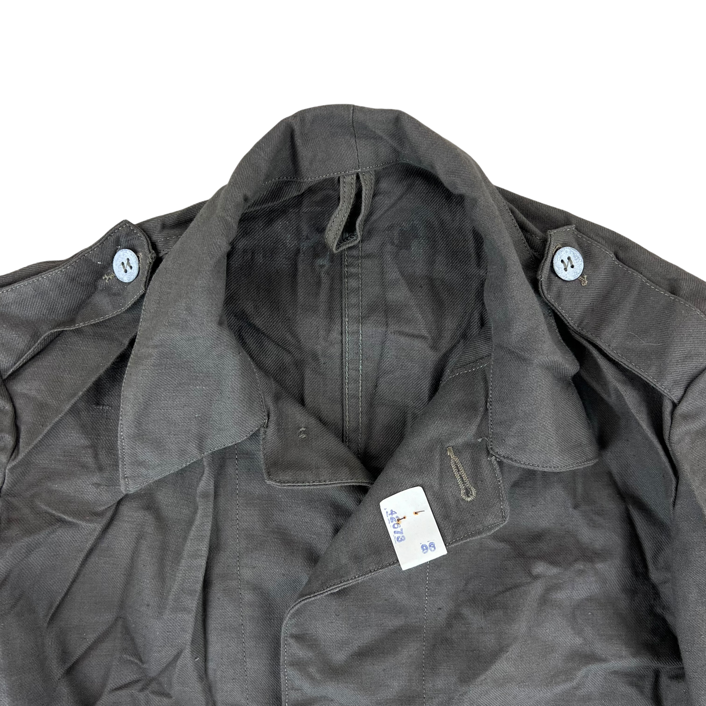 Swedish Army M40 "Grötrock" Brown Work Jacket - Medium