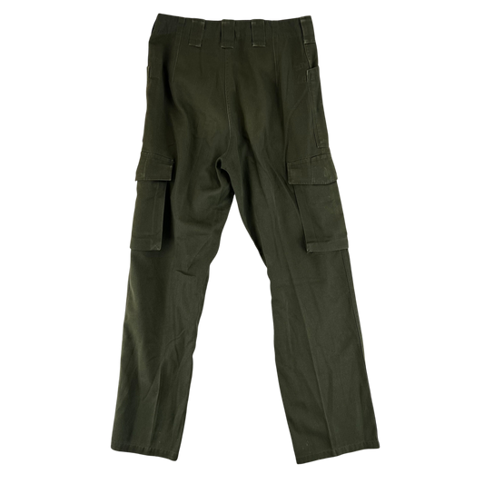 Austrian Army Olive Green Fatigue Trousers - W32 L31