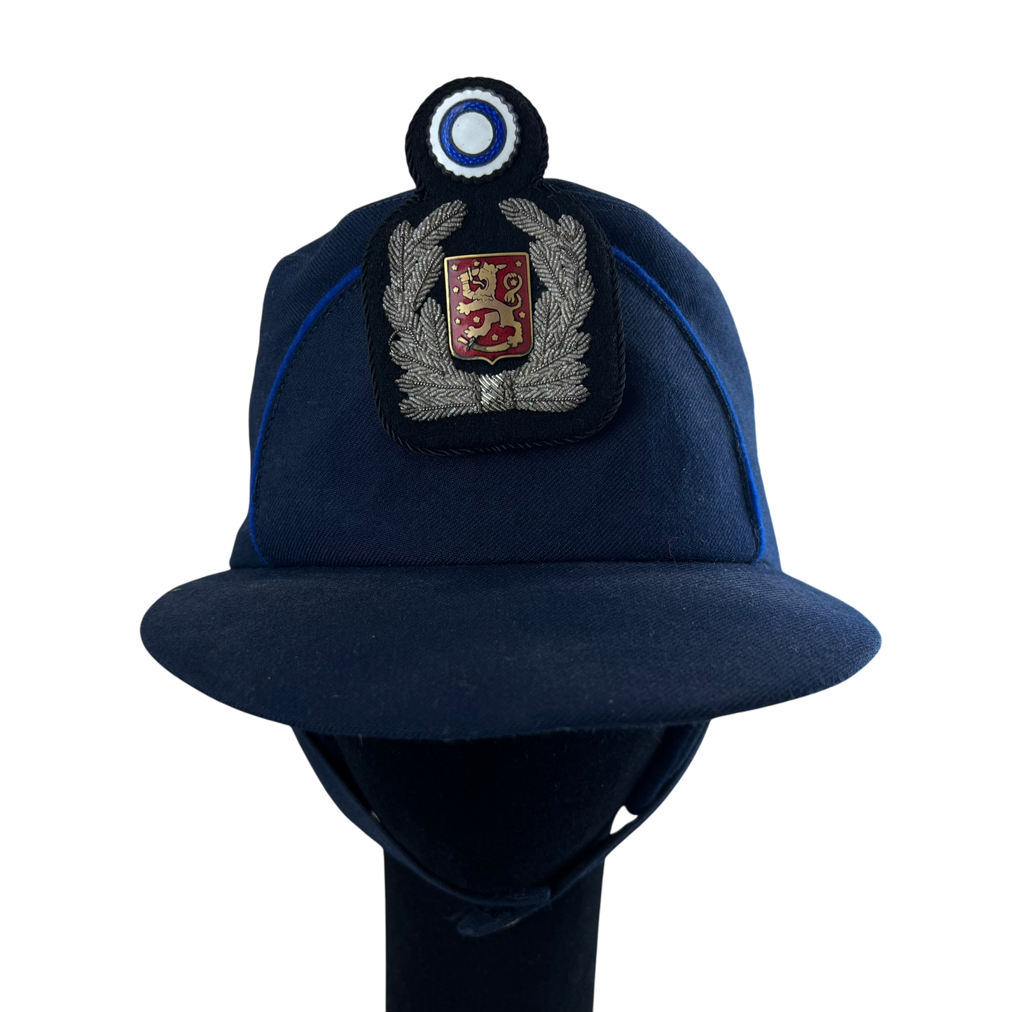 Finnish Police Winter Cap w/ Badge - Medium 58cm