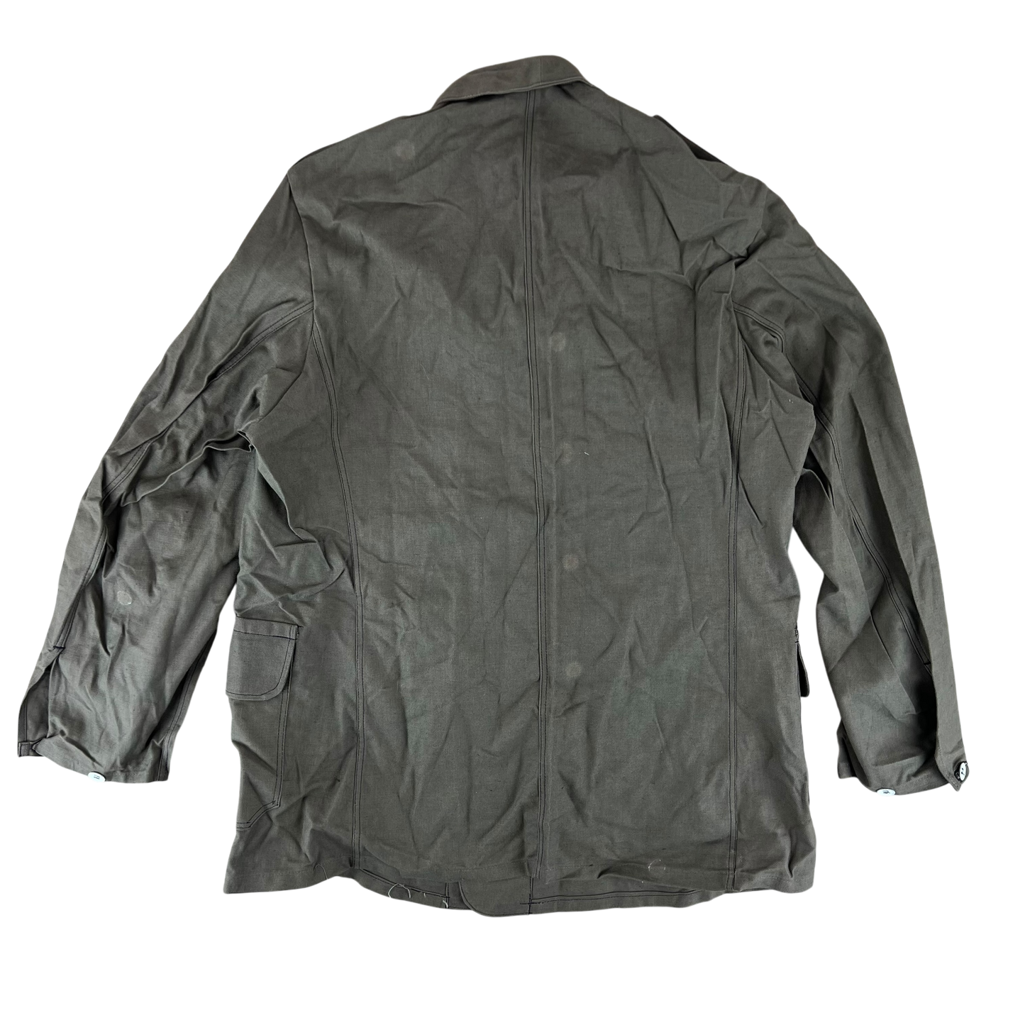 Swedish Army M40 "Grötrock" Brown Work Jacket - Large