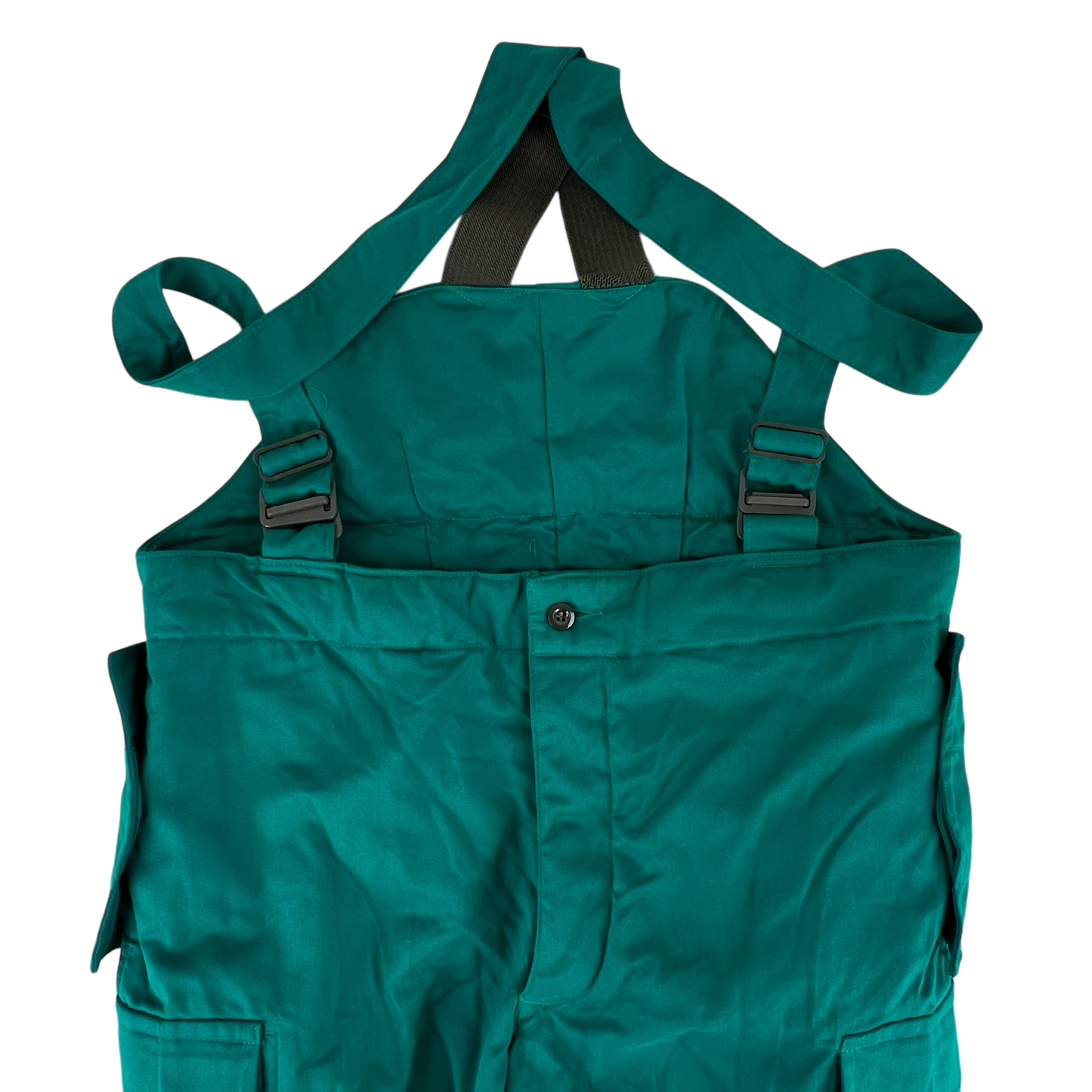 Austrian Army Thermal Insulated Green Blue Bib Overalls - Large 104-108 III/IV