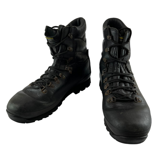 British Army Altberg Defender Black Combat Boots - Size 9L