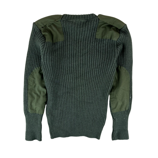 British Army Olive Green Pullover Jumper - Medium