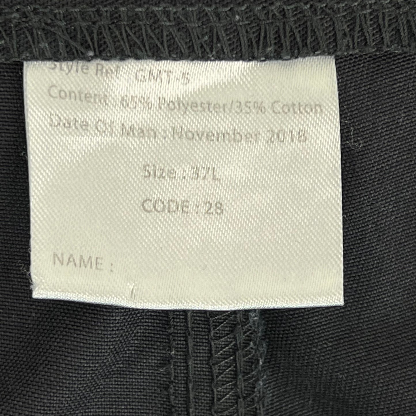 British Police MoD Black Utility Trousers - W38 L31