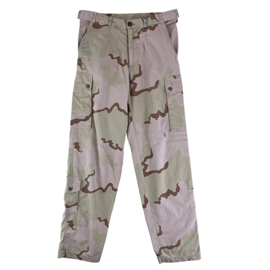 Dutch Army M93 Desert Tricolour Camouflage Combat Trousers - W34 L34
