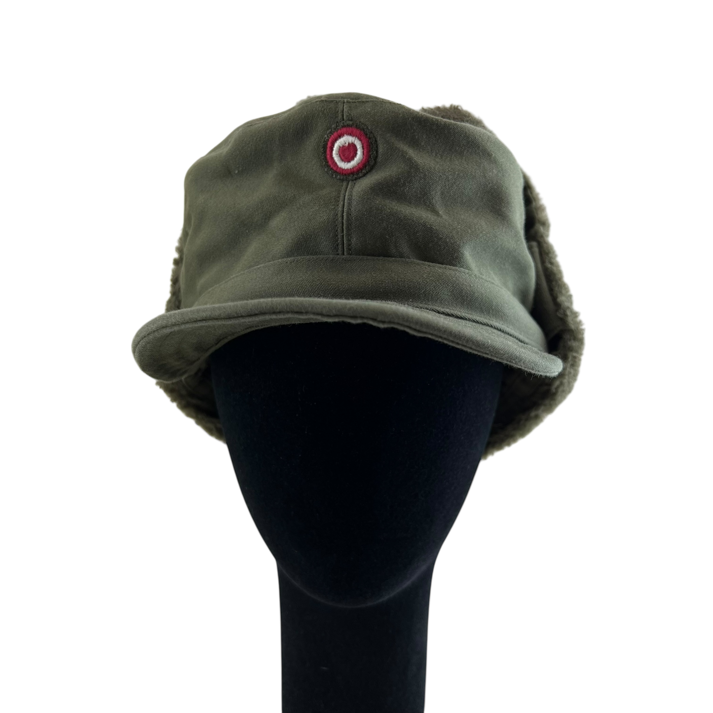 Austrian Army Olive Drab Cold Weather Trapper Cap - Medium 58cm