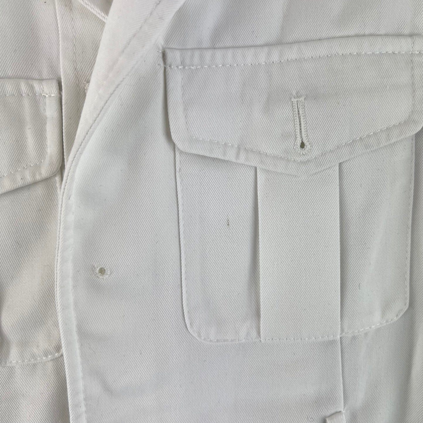 British Royal Navy Women's Tropical No. 1BW Bush Jacket w/ Belt - Medium 92L