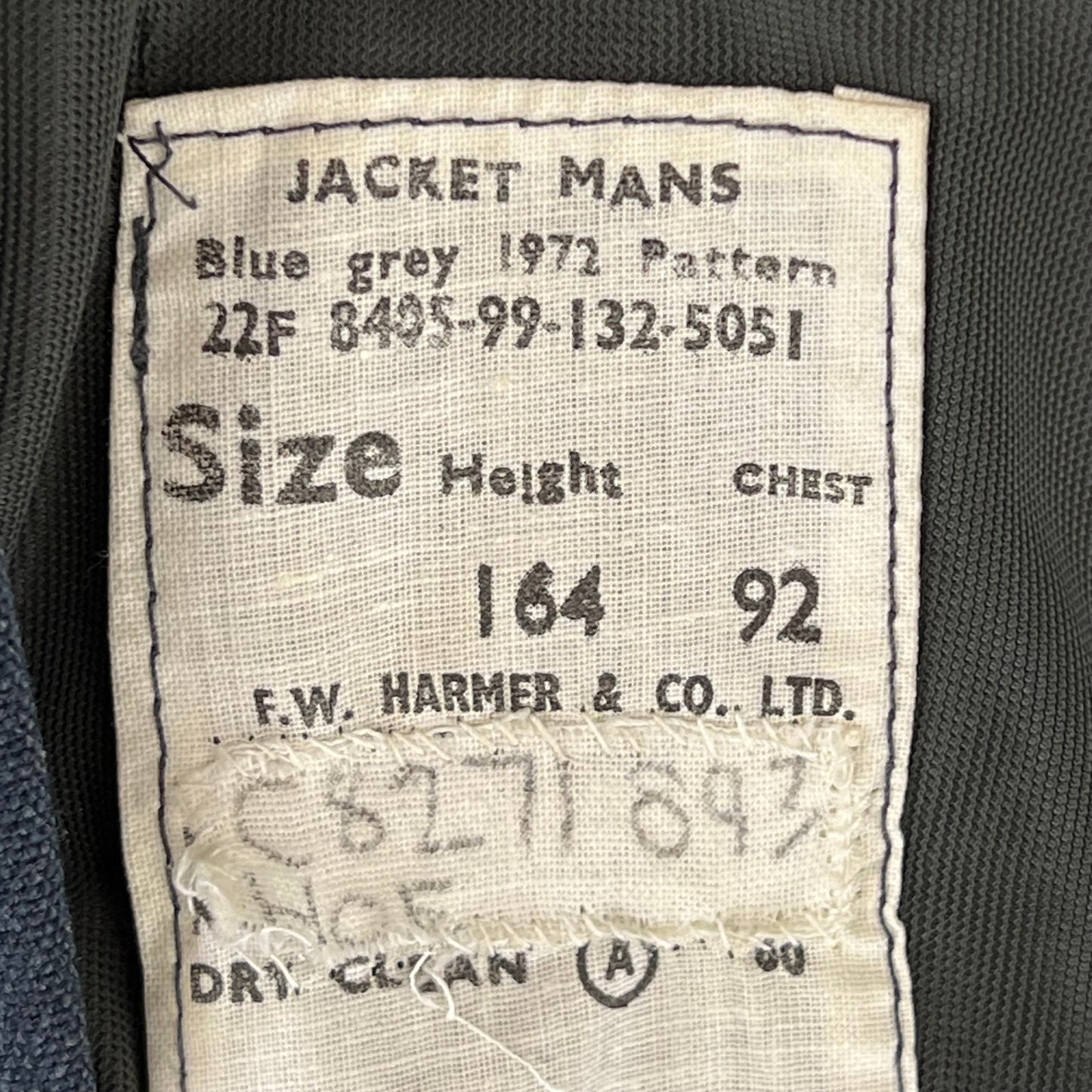 British Air Force RAF 72 Pattern GP Jacket - Medium 164/92