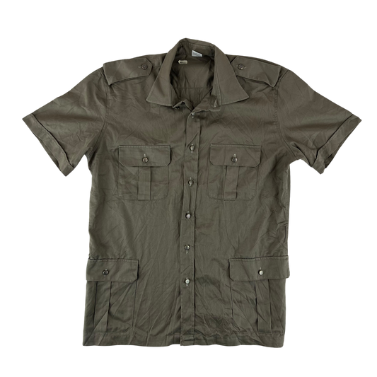 Italian Army Roma 75 Short Sleeve Safari Shirt - Large