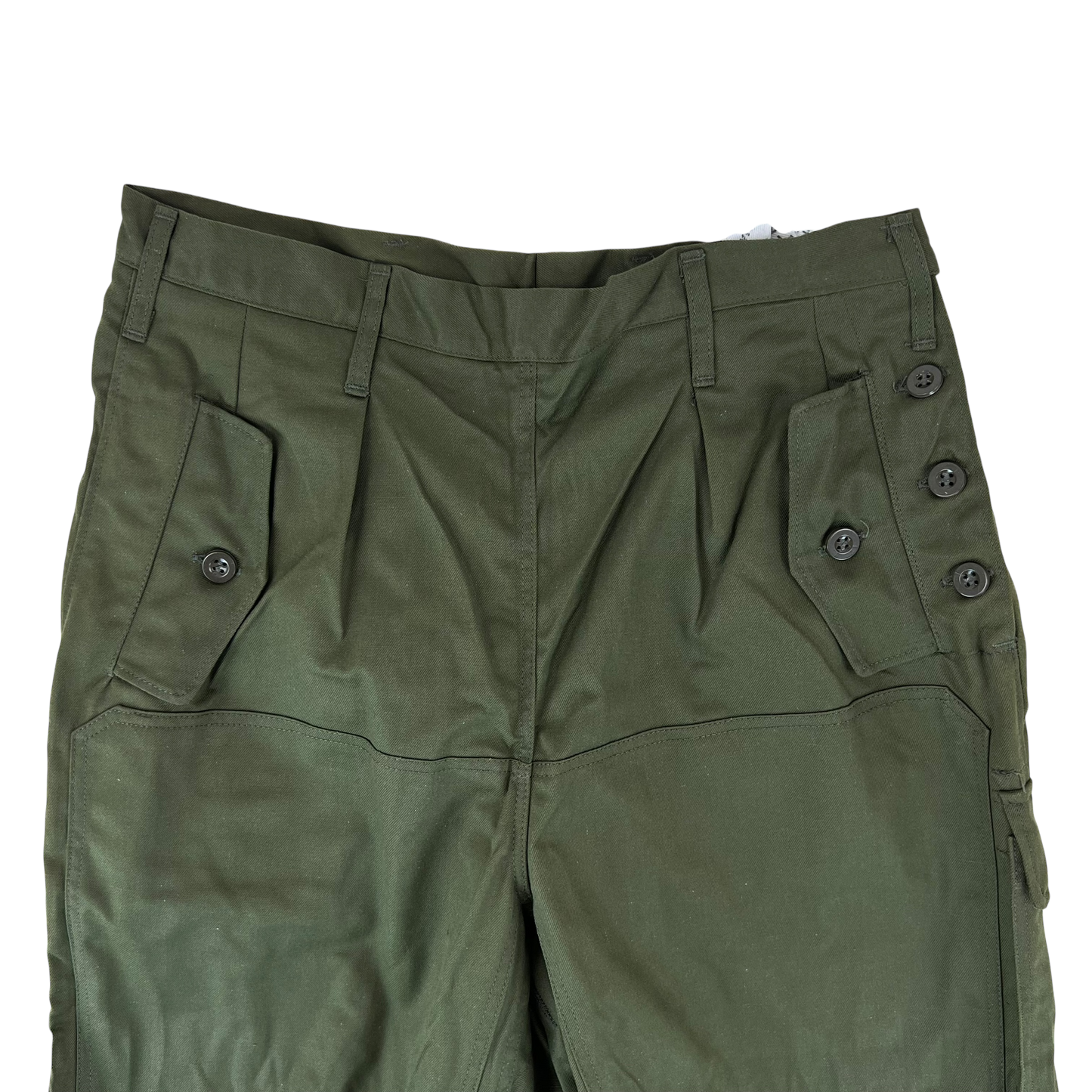 Czechoslovak Army M85 Women's Olive Green Trousers - W31 L30.5
