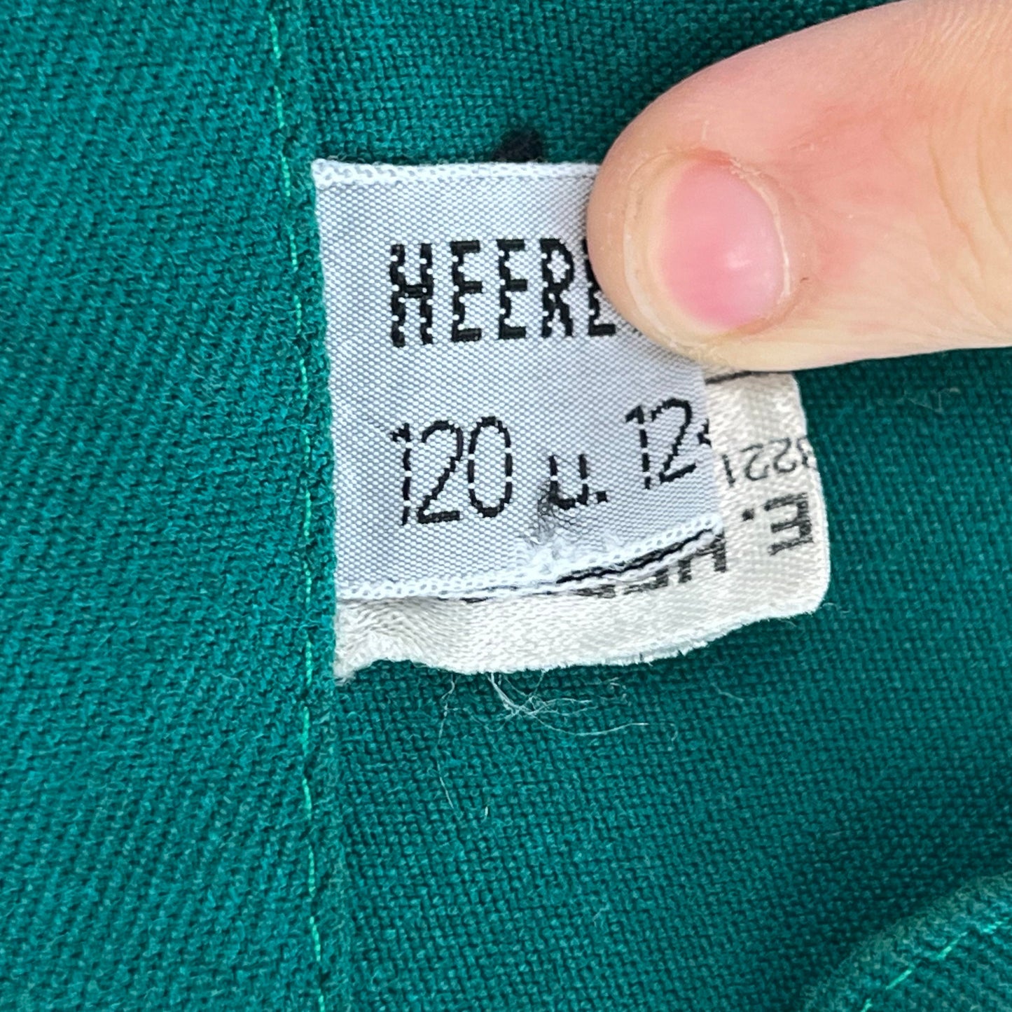 Austrian Army Green Blue Fatigue Trousers - W46 L29
