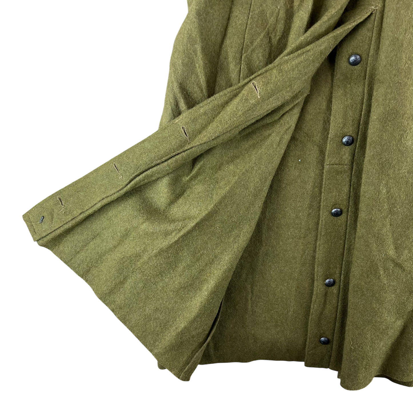 Romanian People's Army Khaki Wool Greatcoat - Medium