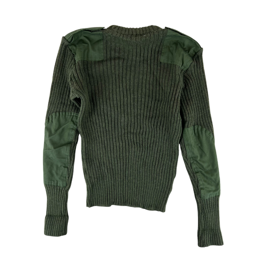 British Army Olive Green Pullover Jumper - Medium 94cm