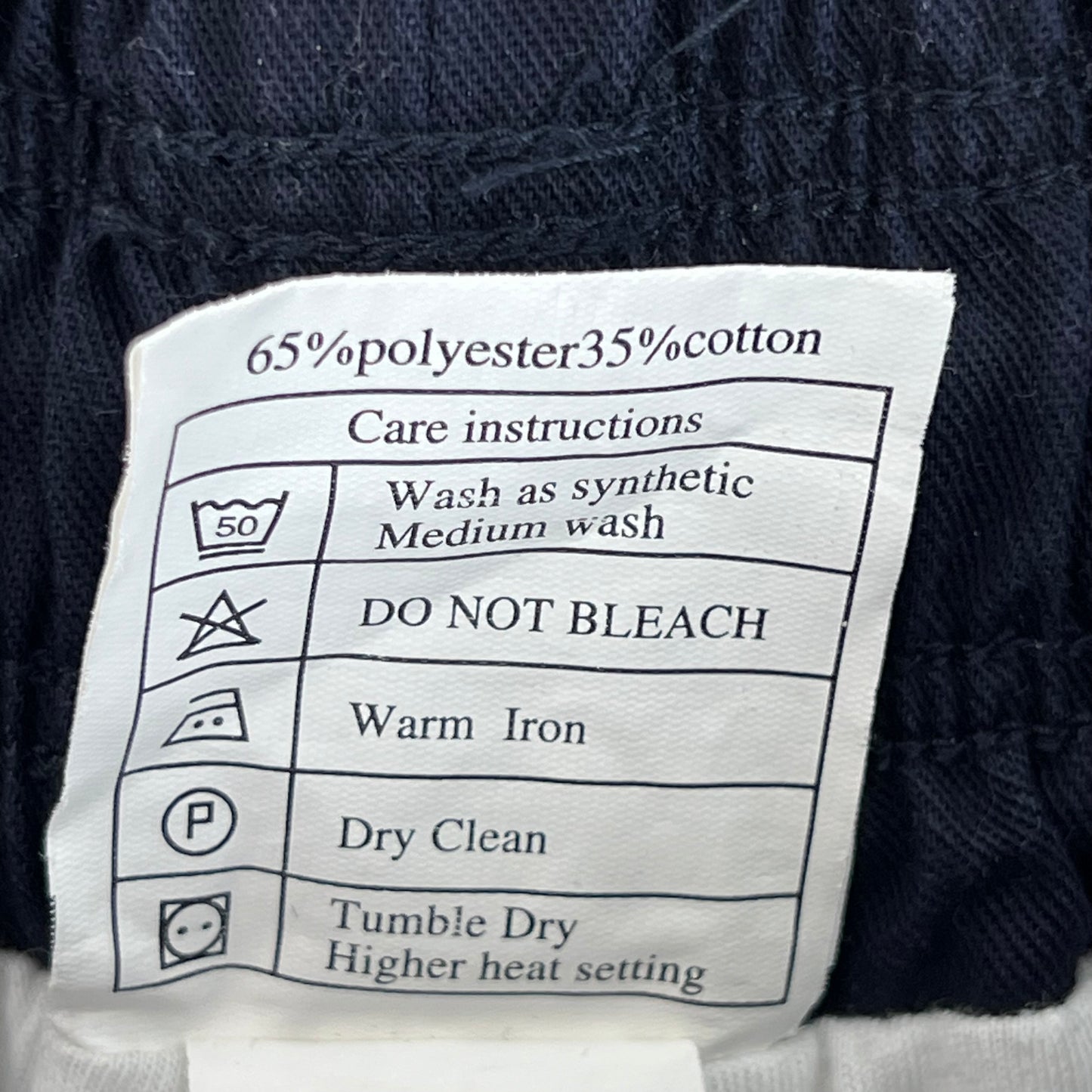 British Army / Tri-Services Navy Blue PTI Tracksuit Trousers - W31 L29