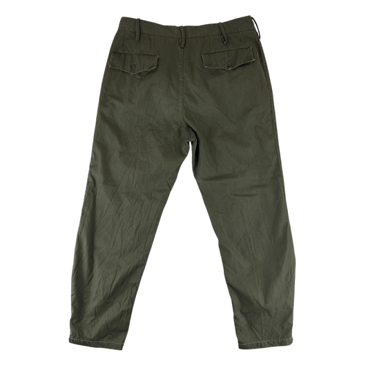 Italian Army Olive Drab Roma 75 Trousers - W32 L29.5