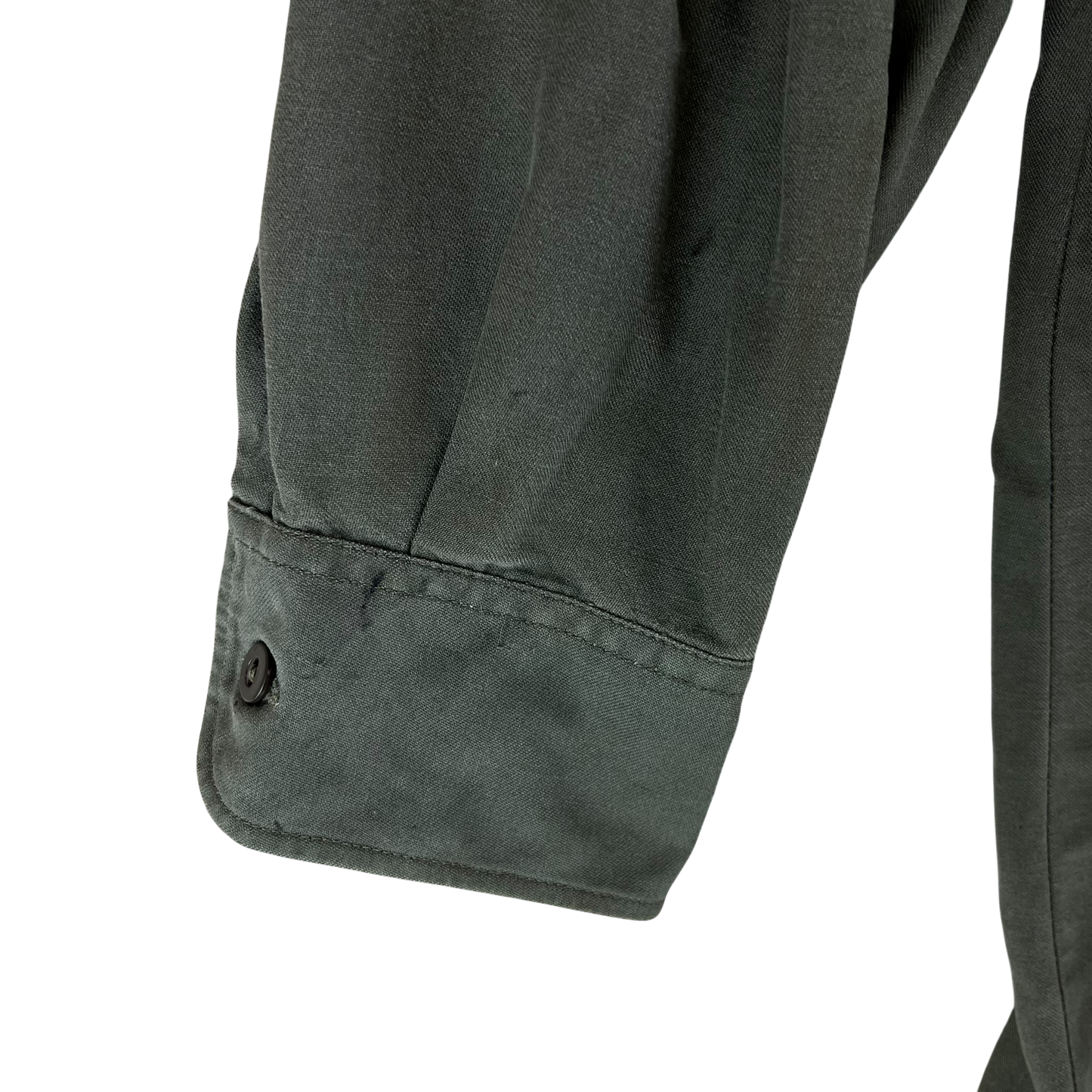 German Army Olive Green Long Sleeve Field Shirt - Large