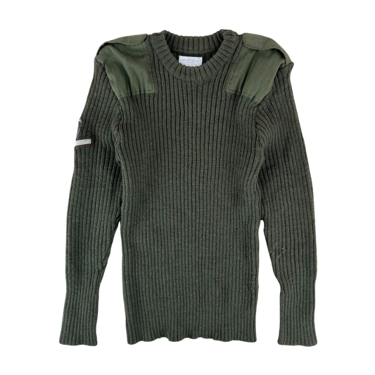 British Army Olive Green Pullover Jumper - Medium 100cm