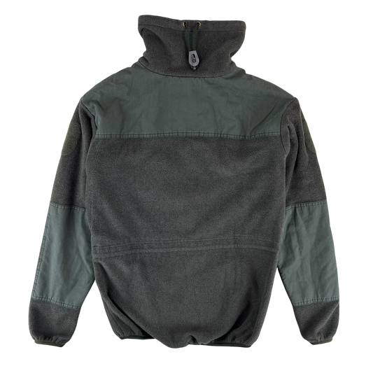 Austrian Army Olive Fleece Cardigan - Small 88-92 III/IV