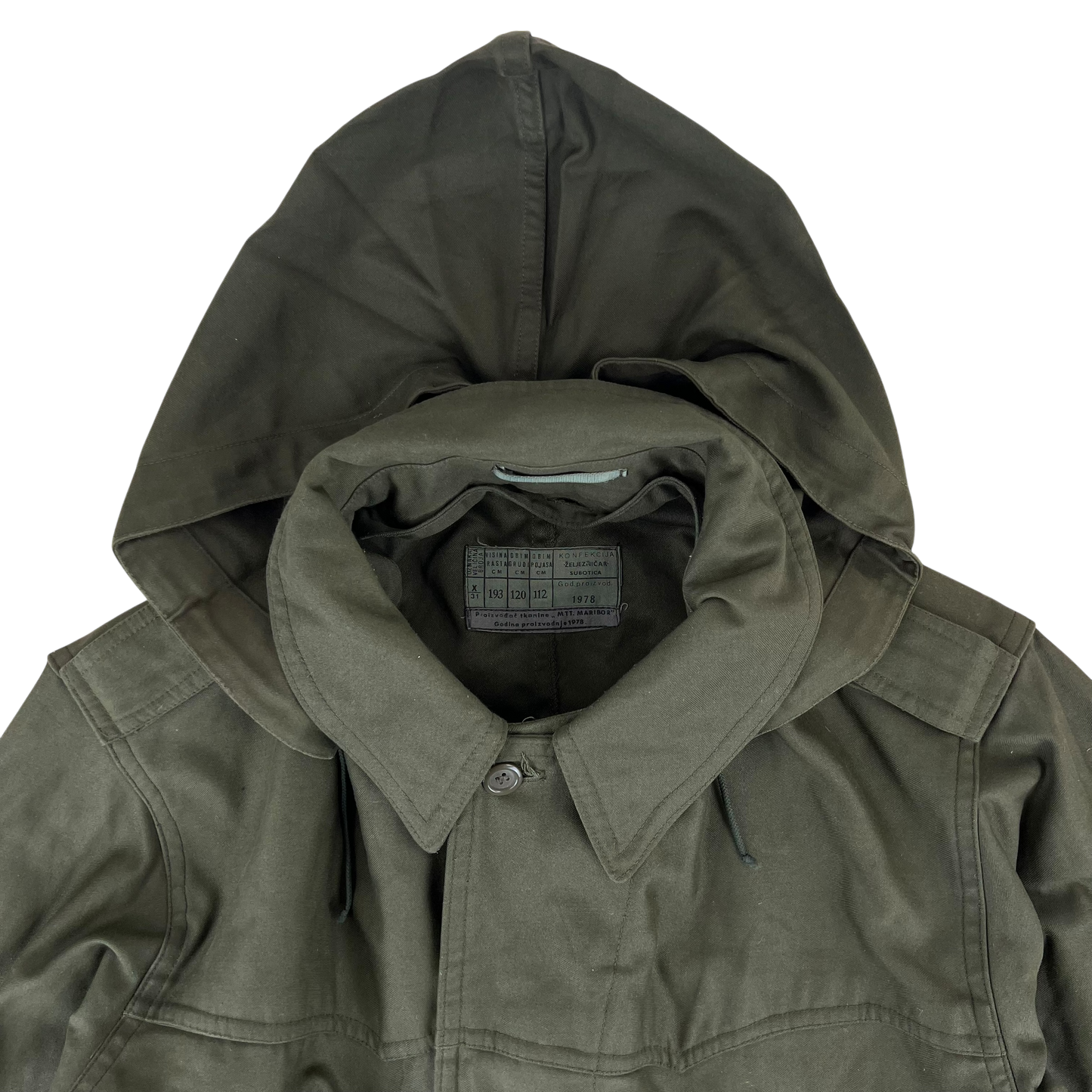 Yugoslav Army M77 Olive Green Parka - X Large 193/120