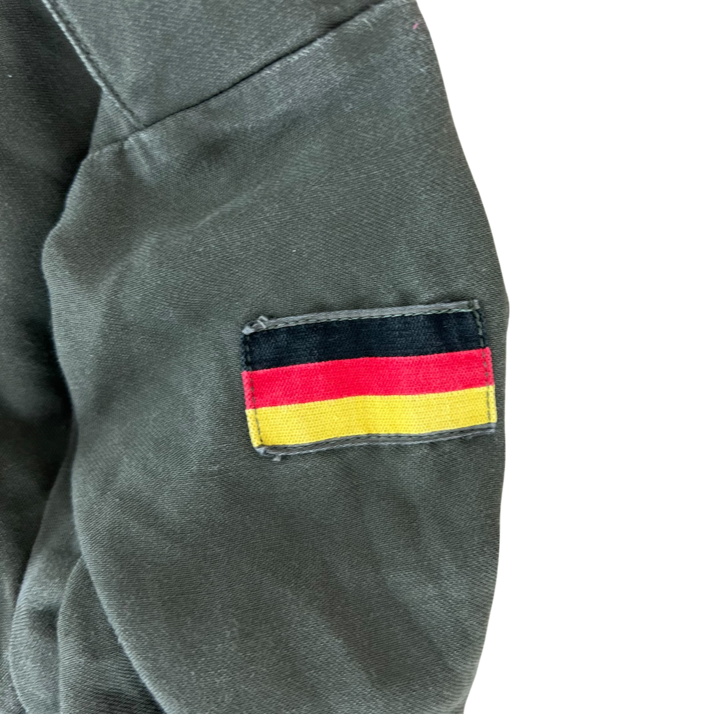 German Army Olive Green Long Sleeve Field Shirt - Medium