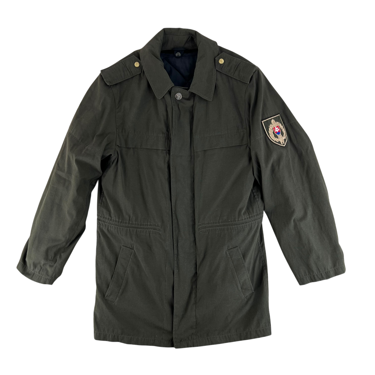 Slovak Army M97 Guard's Coat Olive Drab w/ Liner - Large