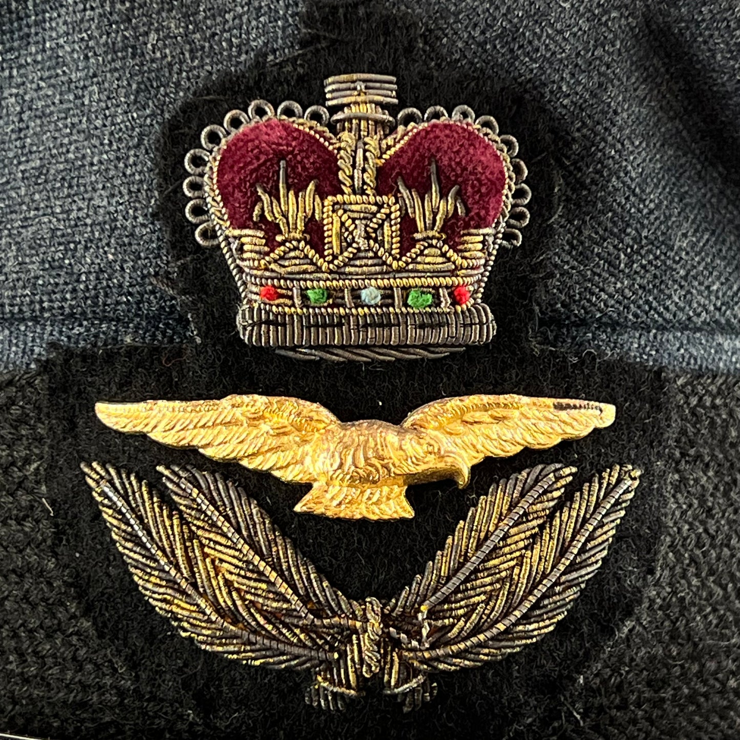 British RAF Officer's Peaked Dress Cap - Large
