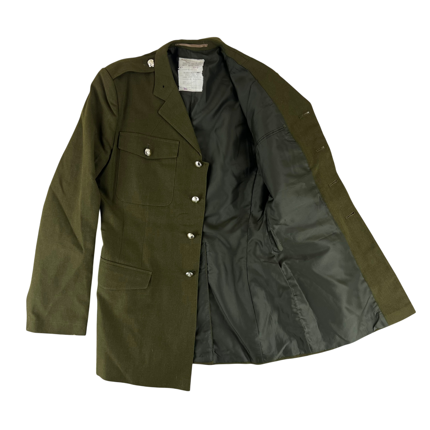 British Army 1980 Pattern No. 2 Olive Green Dress Jacket - REME - Medium 188/108