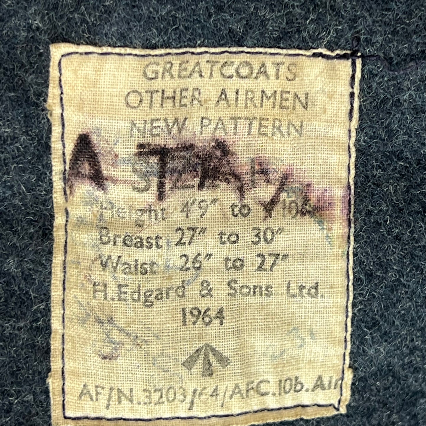 British RAF 60s Other Airmen Greatcoat - Air Training Corps - X Small