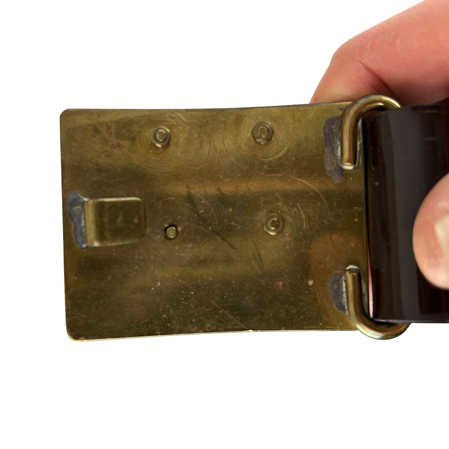 British Army Brown PVC Belt - Royal Highland Fusiliers - Small / Medium
