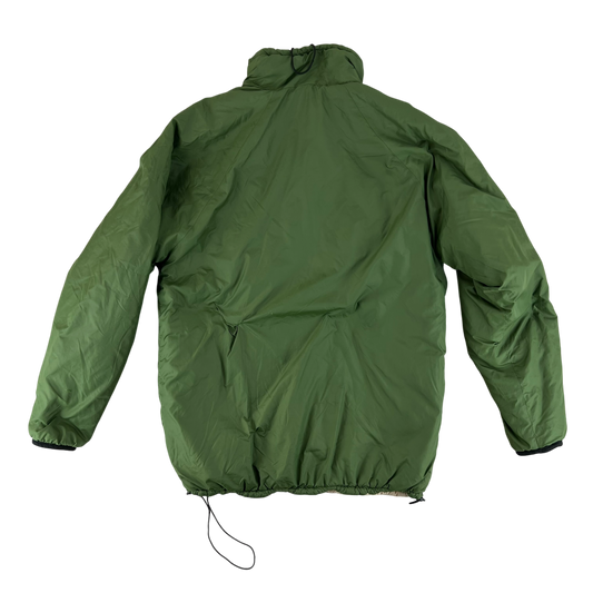 British Army Reversible Thermal Olive Green / Tan Quilted Jacket - Medium