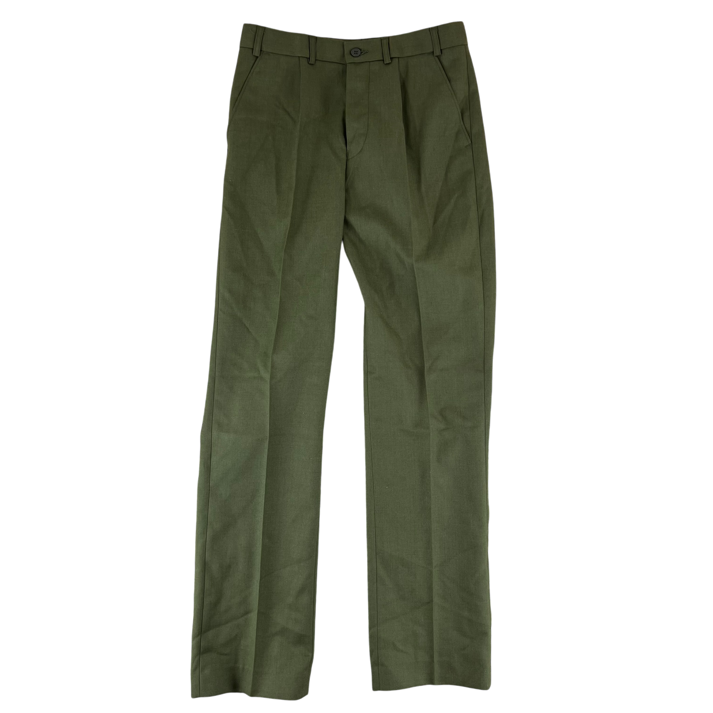 Slovak Army M97 Olive Green Dress Trousers - W28 L30.5