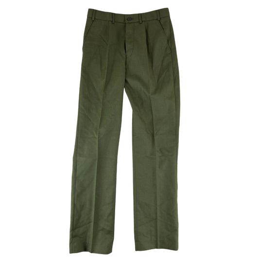 Slovak Army M97 Olive Green Dress Trousers - W28 L30.5