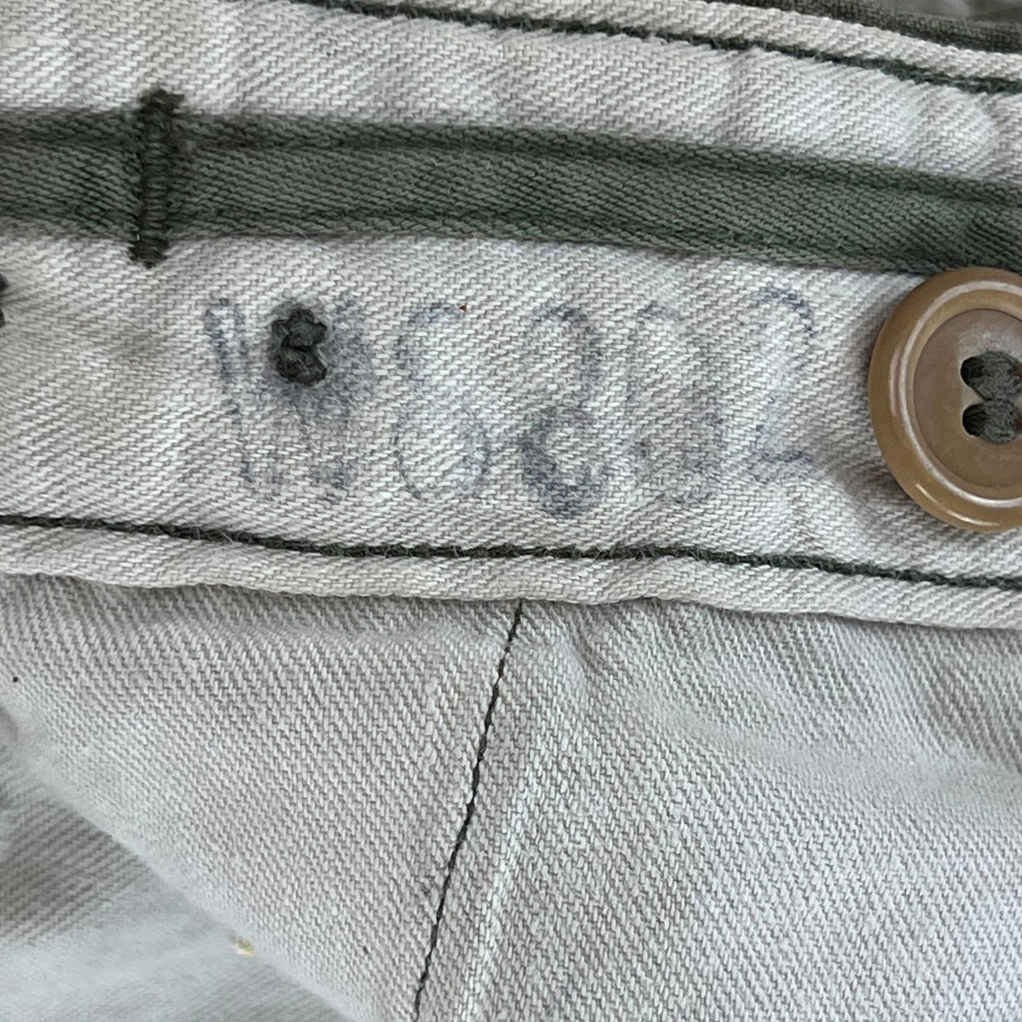 US Army M43 WW2 Olive Green Combat Trousers - W33 L30