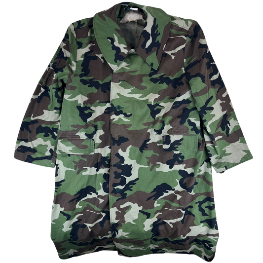 Slovak Army M97 Camouflage Dispatch Trench Coat - XXX Large