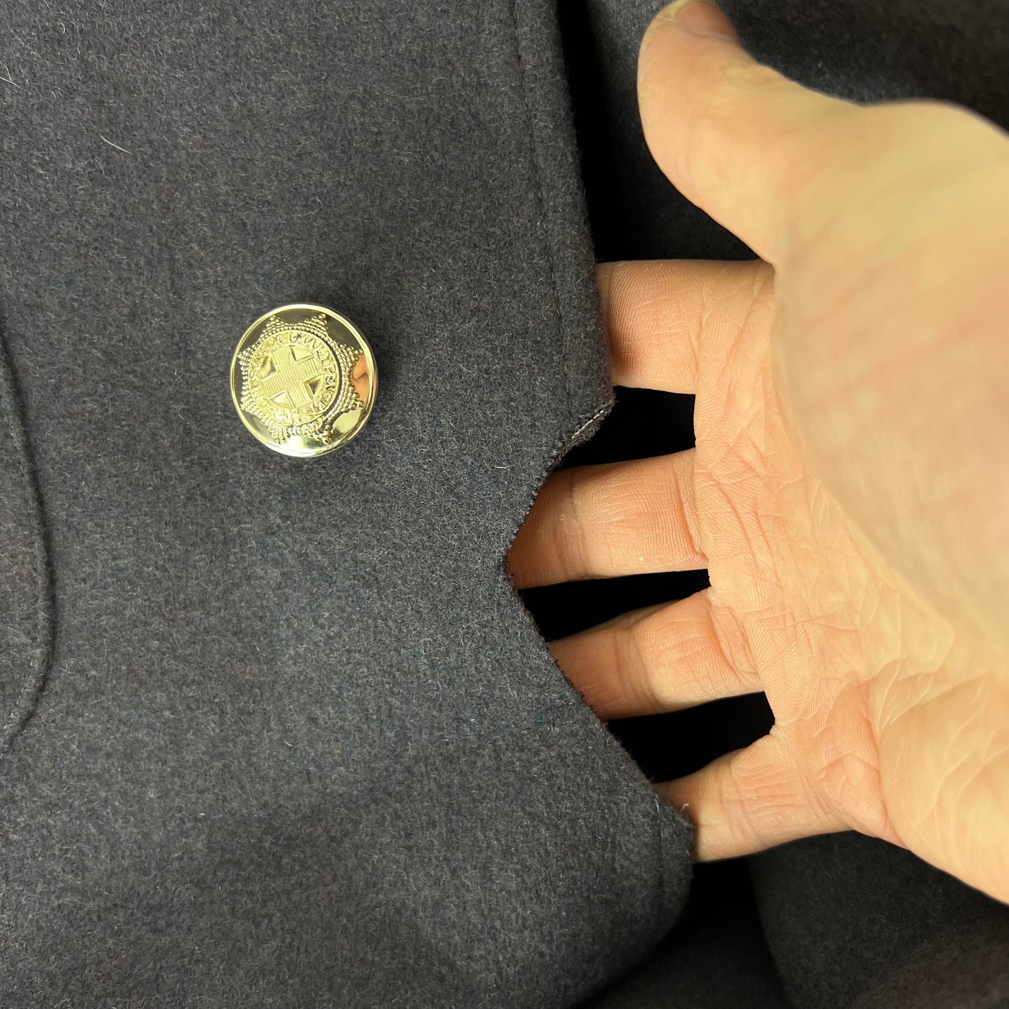 British Army Footguards Wool Greatcoat - Coldstream Guards - Medium