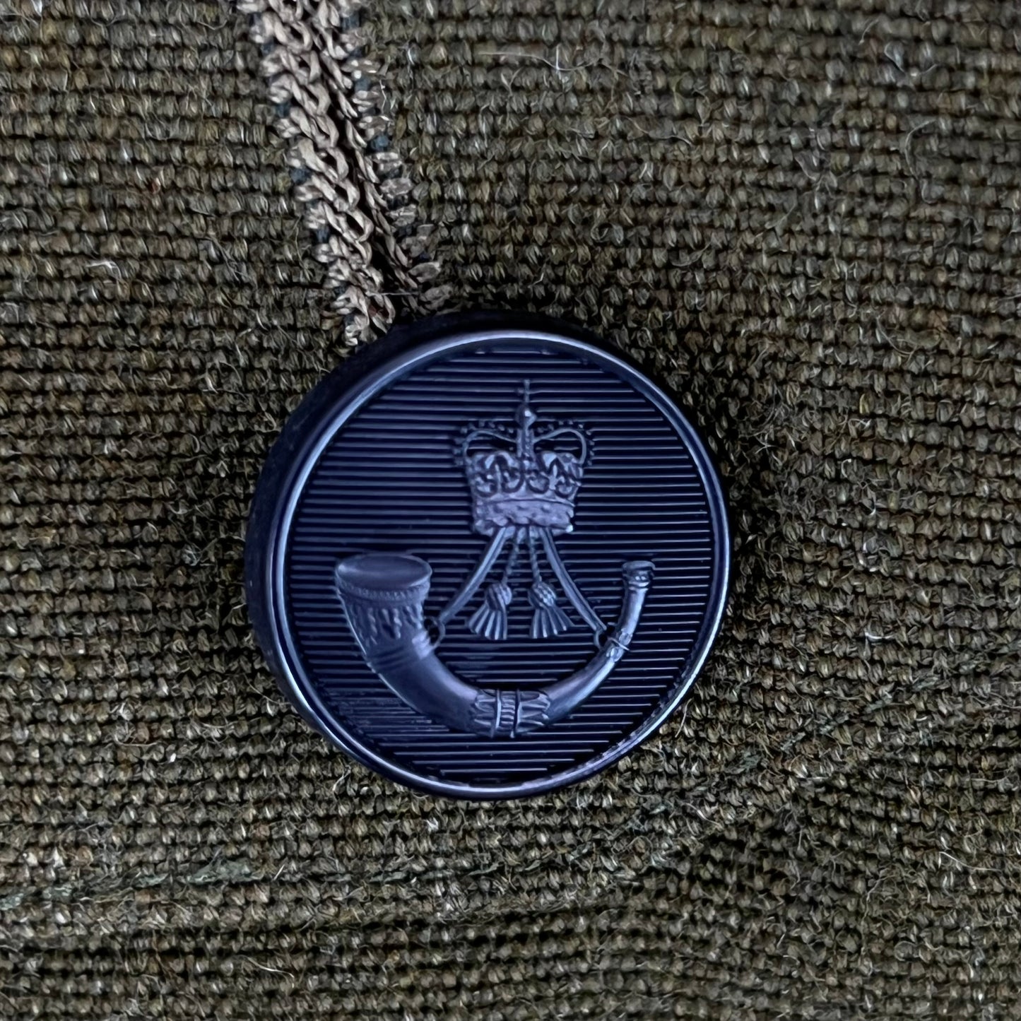 British Army 1980 Pattern No. 2 Olive Green Dress Jacket - Rifles Regiment - Large 188/104