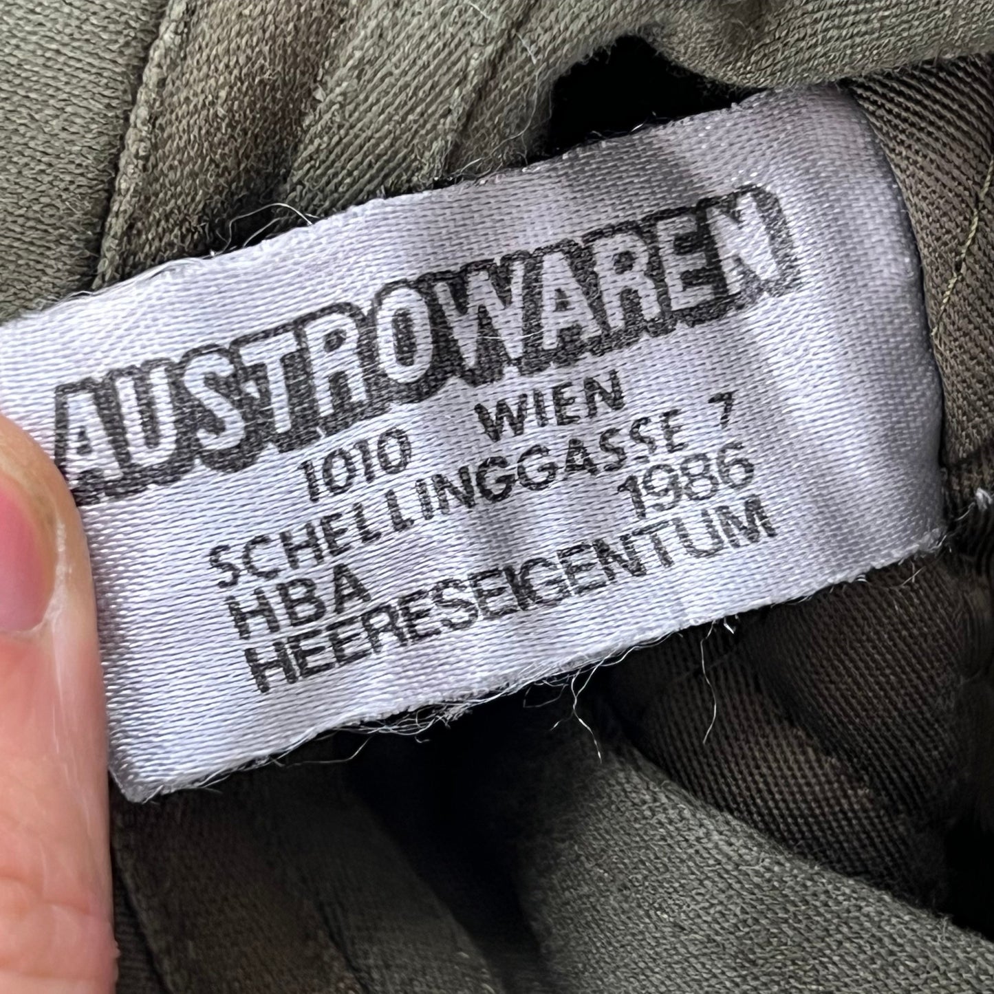 Austrian Army Olive Drab Cold Weather Trapper Cap - Medium 58cm