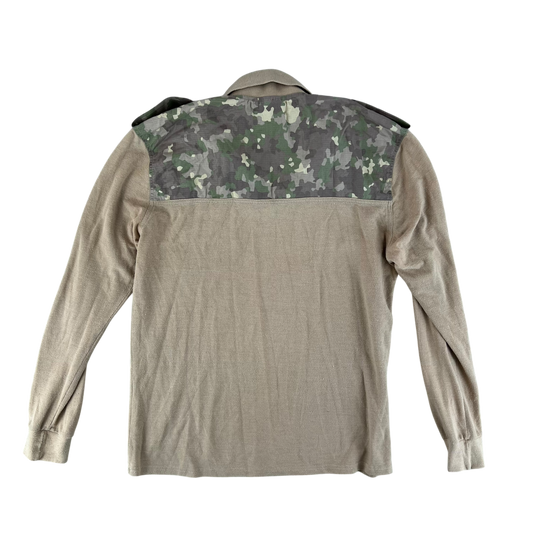 Romanian Army M2017 Woodland Camouflage Polo Top - Large