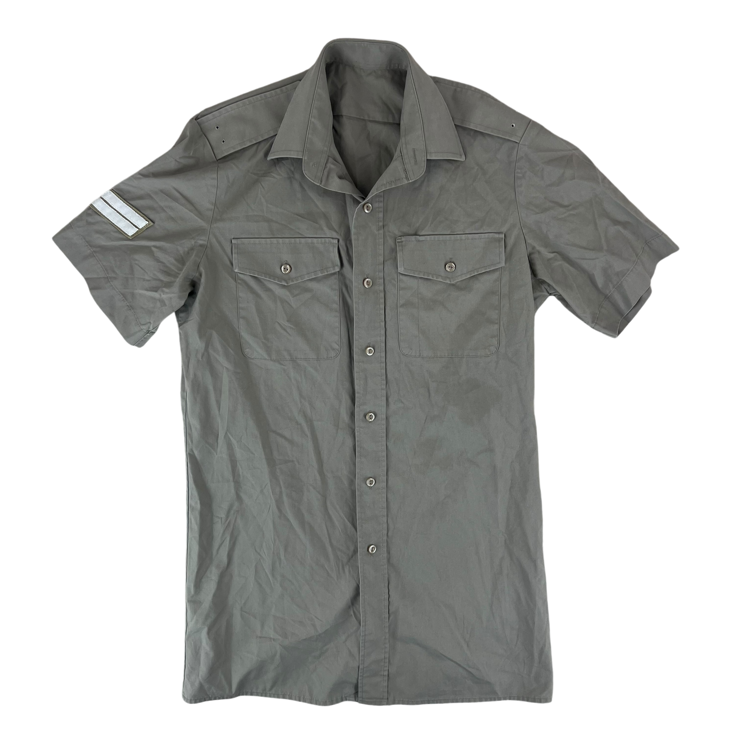 British Army Mens Stone Shirt Short Sleeve - Small C35